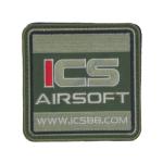 airsoft - ICS nášivka ICS AIRSOFT zelená