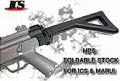 airsoft - ICS sklopná pažba MP5